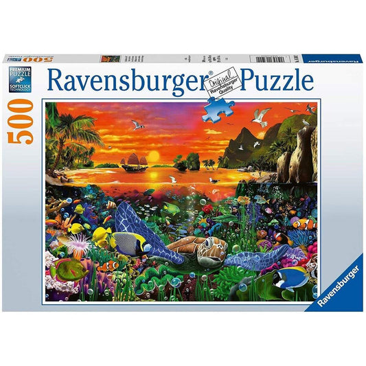 Ravensburger Schildkröte im Riff, 500 Teile