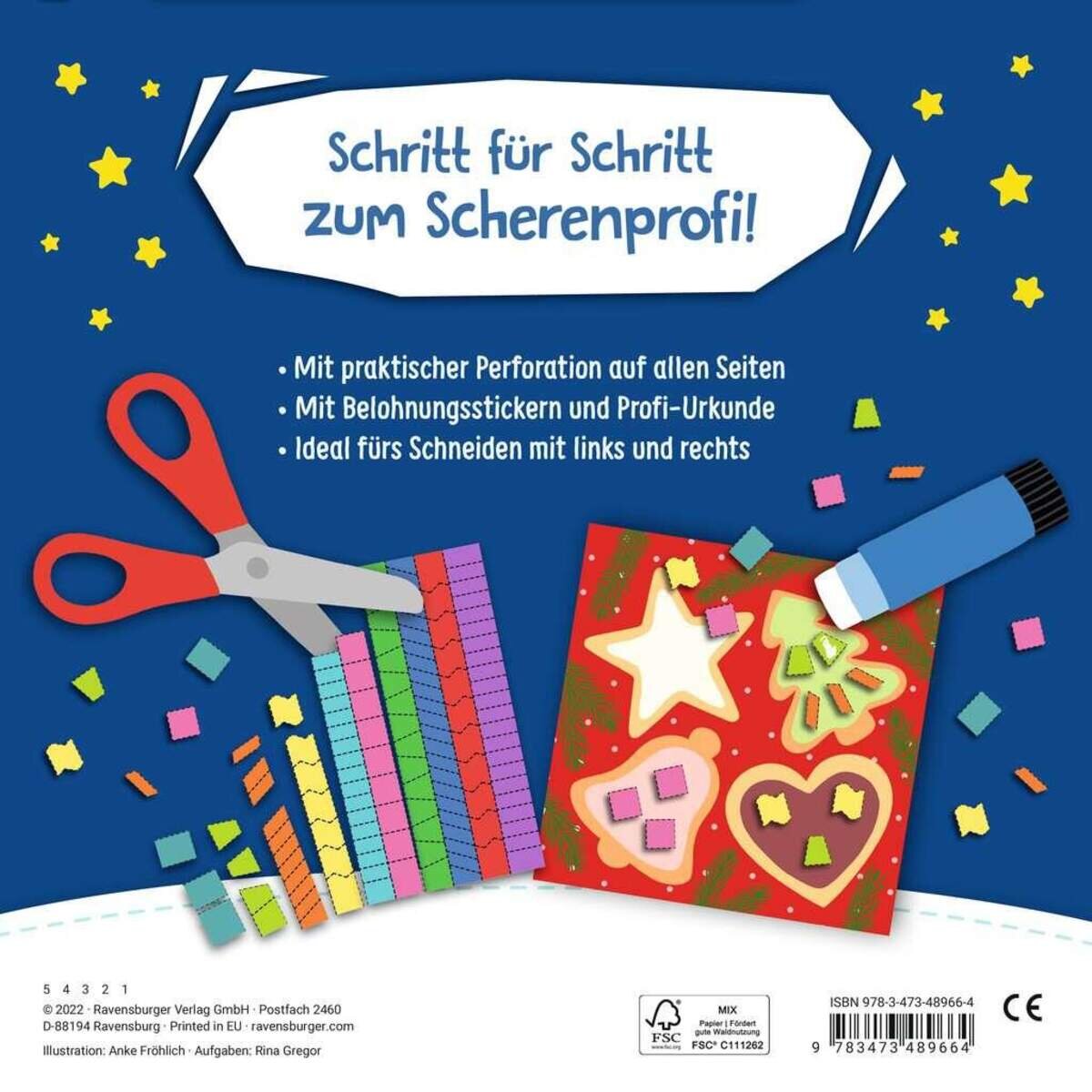 Ravensburger Schnipp-Schnapp Schneiden lernen - Weihnachten