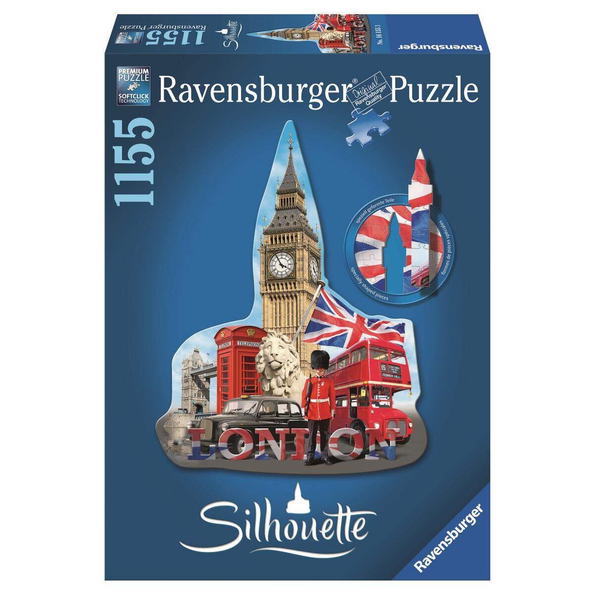 Ravensburger Silhouette Puzzles Big Ben, 1155 Teile