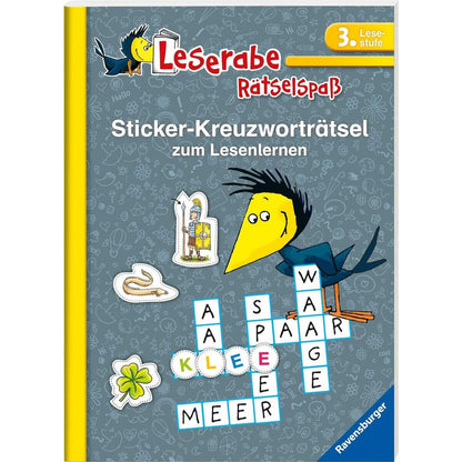 Ravensburger Sticker-Kreuzworträtsel zum Lesenlernen, 3. Lesestufe