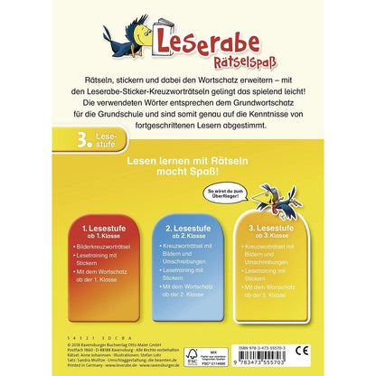 Ravensburger Sticker-Kreuzworträtsel zum Lesenlernen, 3. Lesestufe