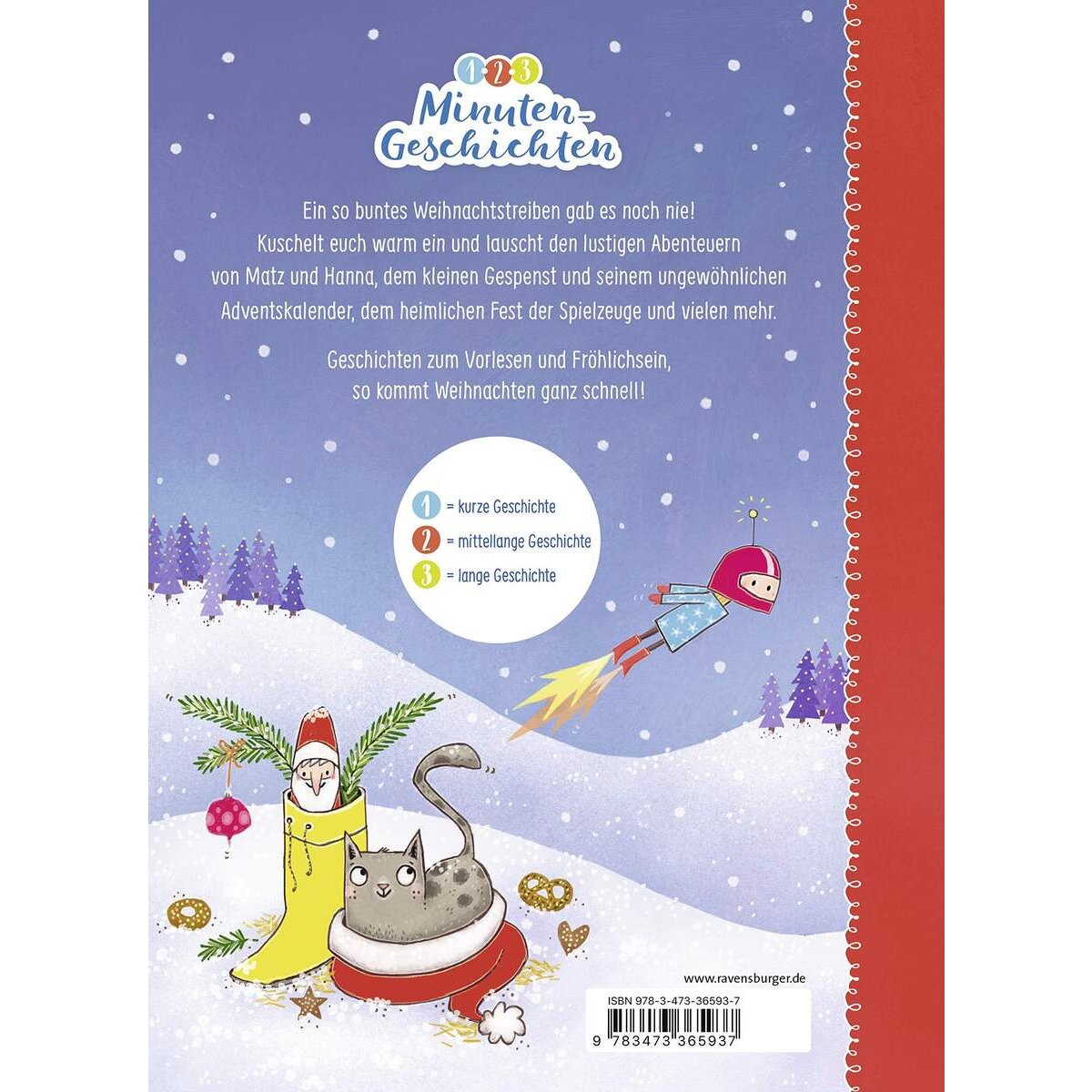 Ravensburger Stronk, 1-2-3 Minutengeschichten: Kunterbunte Weihnachten