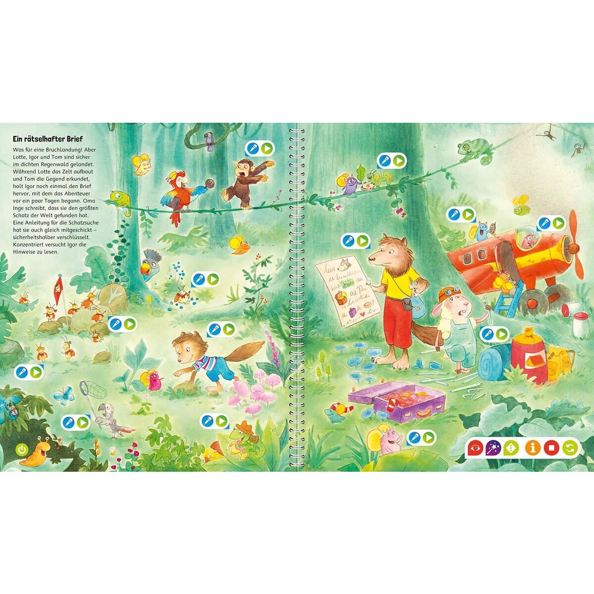 Ravensburger tiptoi® CREATE - Schatzsuche im Dschungel