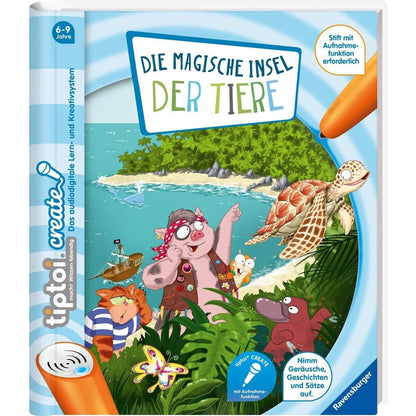 Ravensburger tiptoi® CREATE - Die magische Insel der Tiere