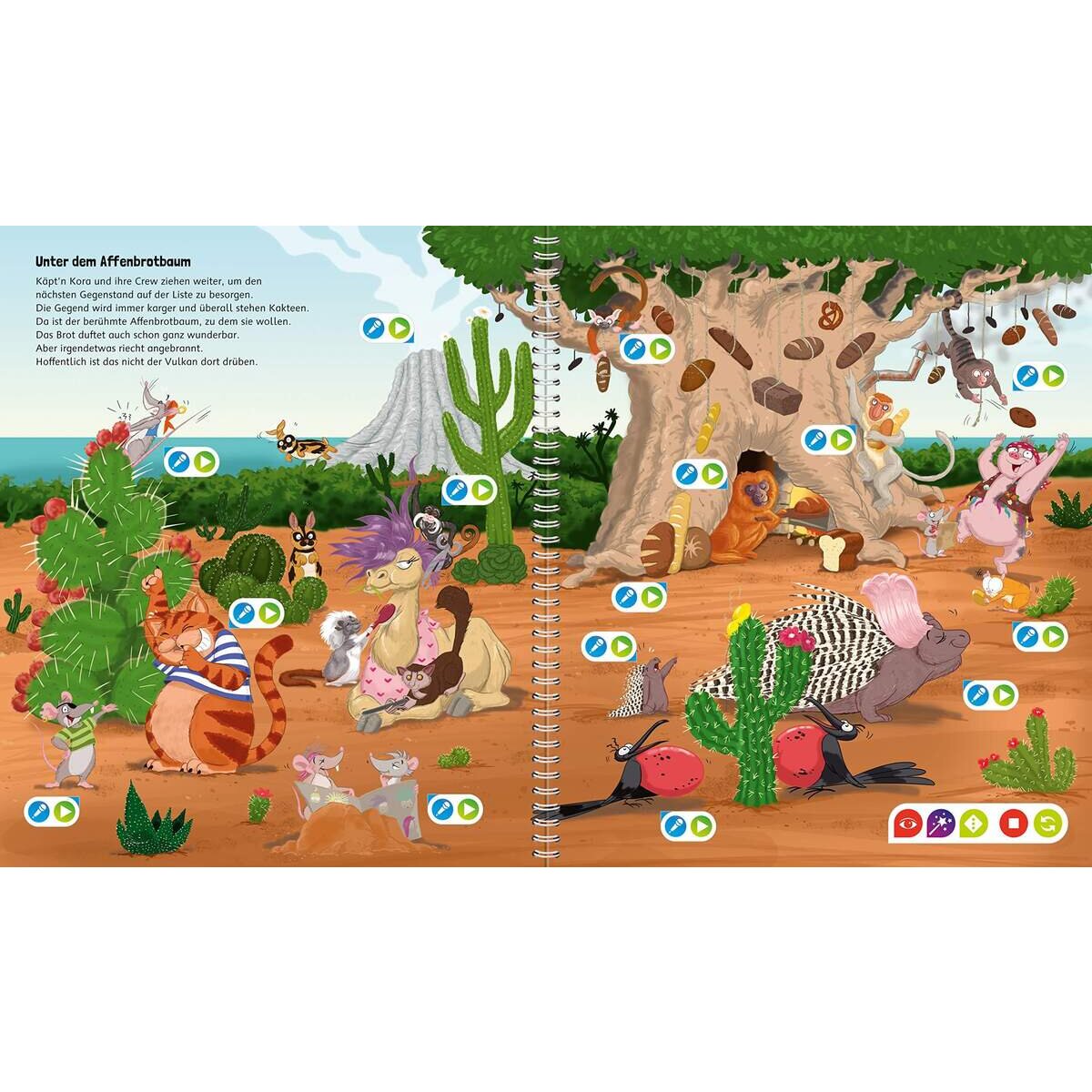 Ravensburger tiptoi® CREATE - Die magische Insel der Tiere