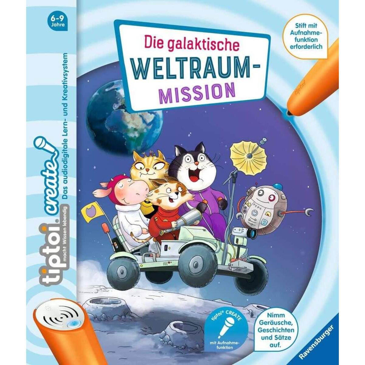 Ravensburger tiptoi® CREATE Die galaktische Weltraum-Mission