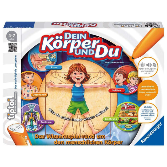 Ravensburger tiptoi Dein Körper und Du, ohne Stift