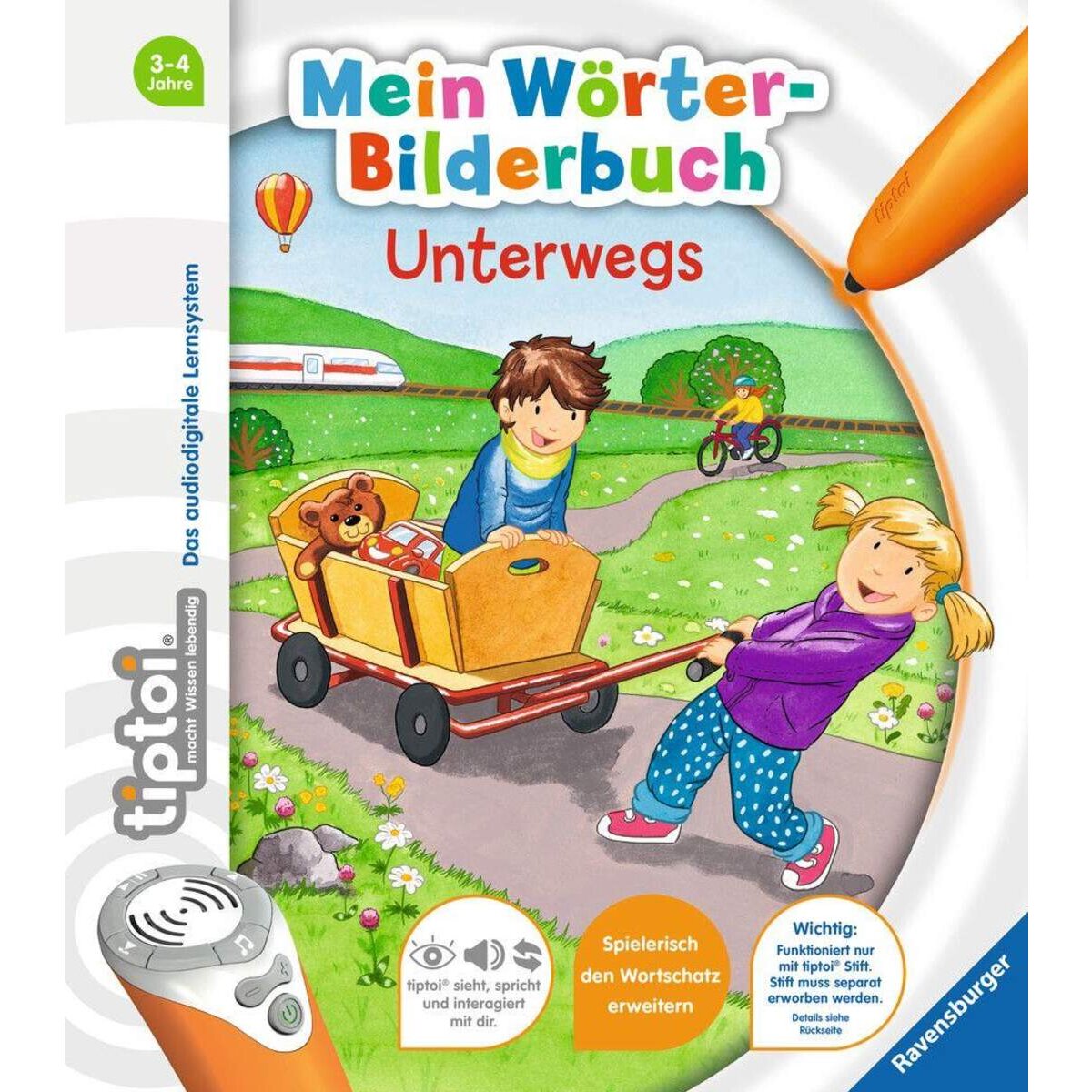 Ravensburger tiptoi Mein Wörter-Bilderbuch Unterwegs