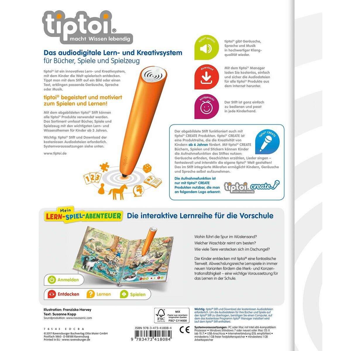 Ravensburger tiptoi® Merken und Konzentrieren