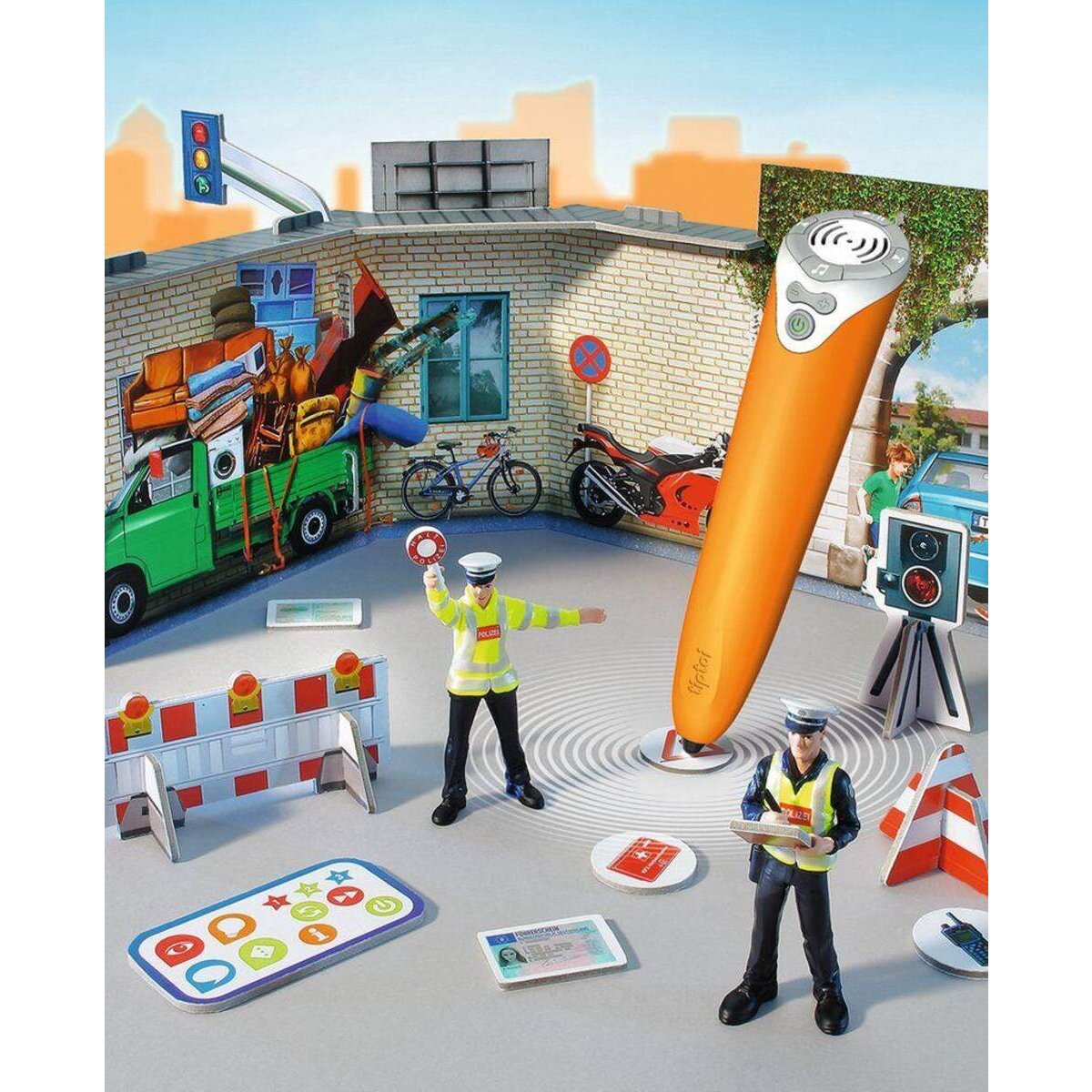 Ravensburger tiptoi mini Spielwelt Polizei Verkehrspolizei