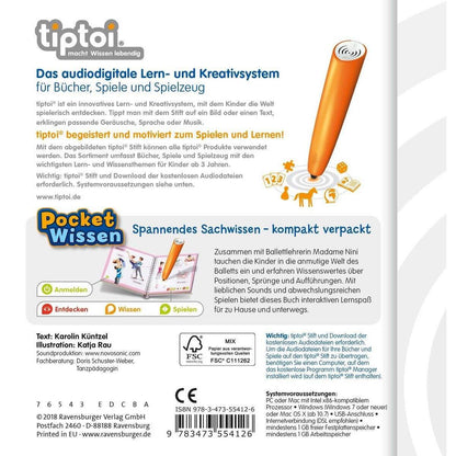 Ravensburger tiptoi® Pocket Wissen: Ballett