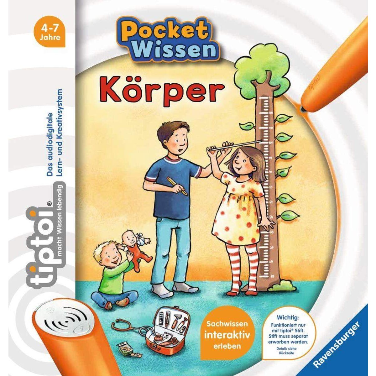 Ravensburger tiptoi Pocket Wissen Körper