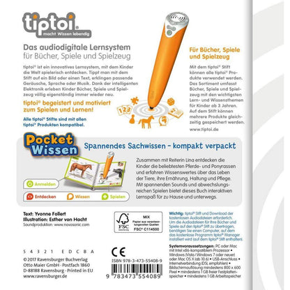 Ravensburger tiptoi Pocket Wissen Pferde und Ponys