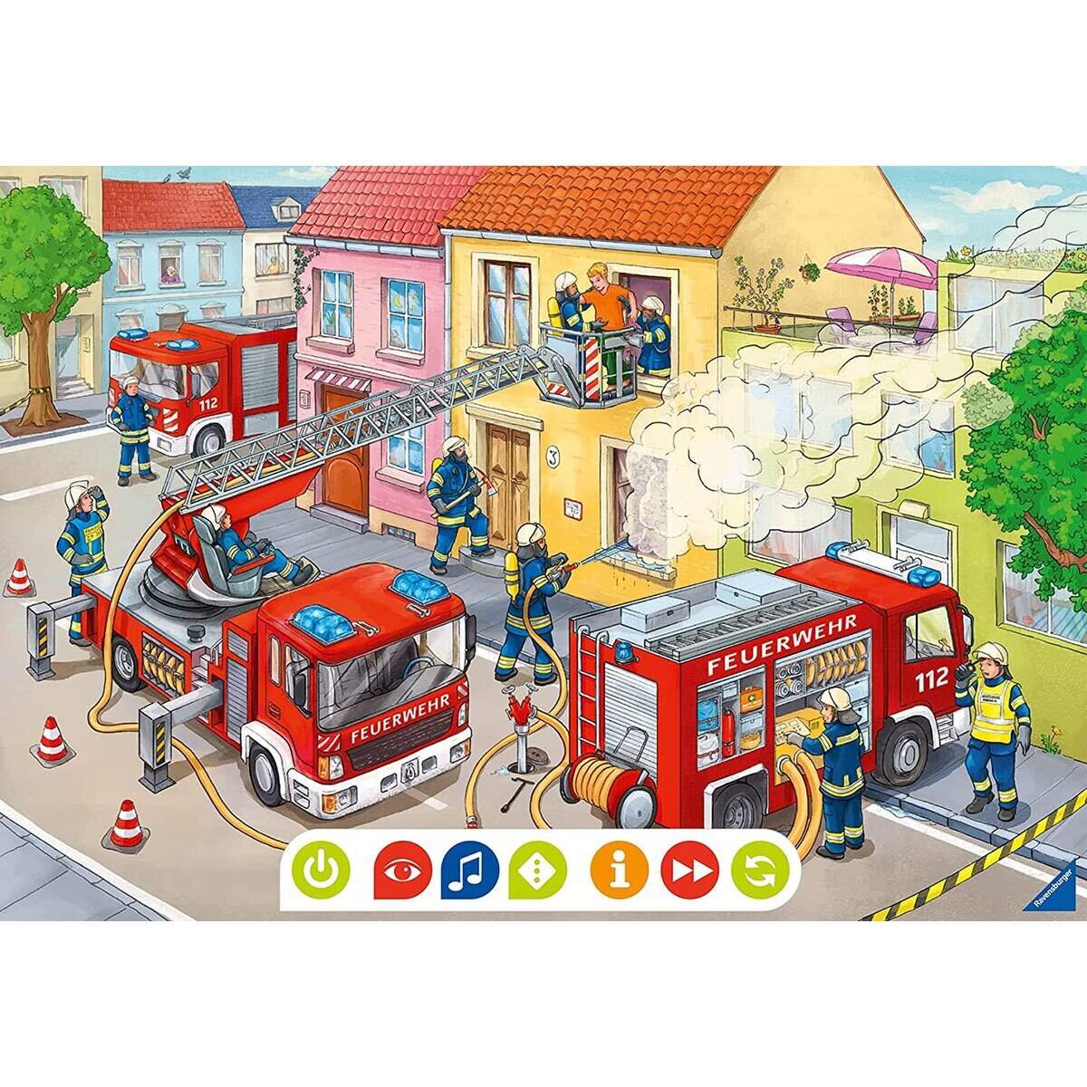 Ravensburger tiptoi Puzzle für kleine Entdecker: Rettungseinsatz, 2x12 Teile