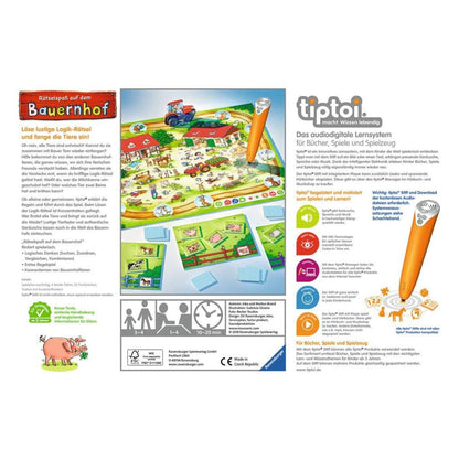 Ravensburger tiptoi Rätselspaß auf dem Bauernhof zurück