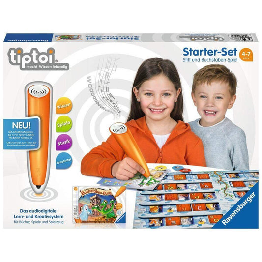 Ravensburger tiptoi Starter-Set Stift und Buchstaben-Spiel
