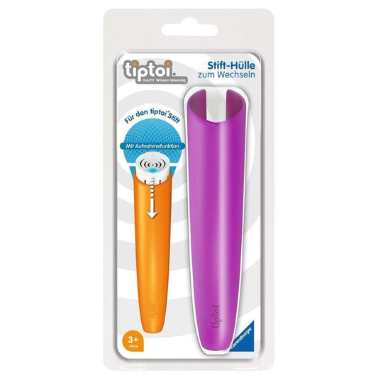 Ravensburger tiptoi Stifthülle zum Wechseln, Lila für den Stift mit Aufnahmefunktion