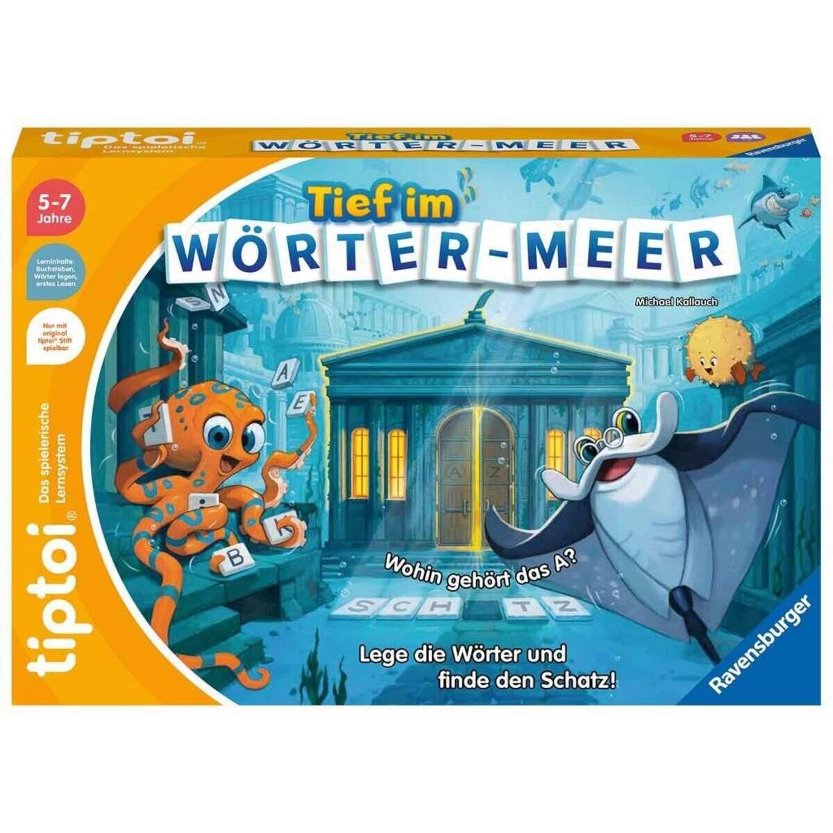 Ravensburger tiptoi Tief im Wörter-Meer