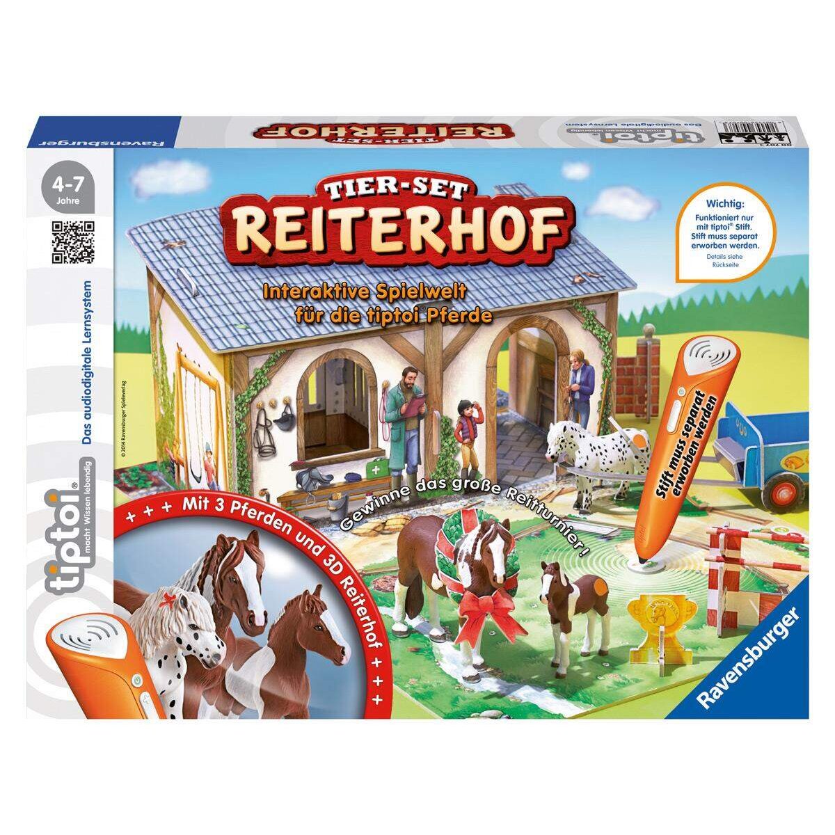 Ravensburger tiptoi Tier-Set Reiterhof
