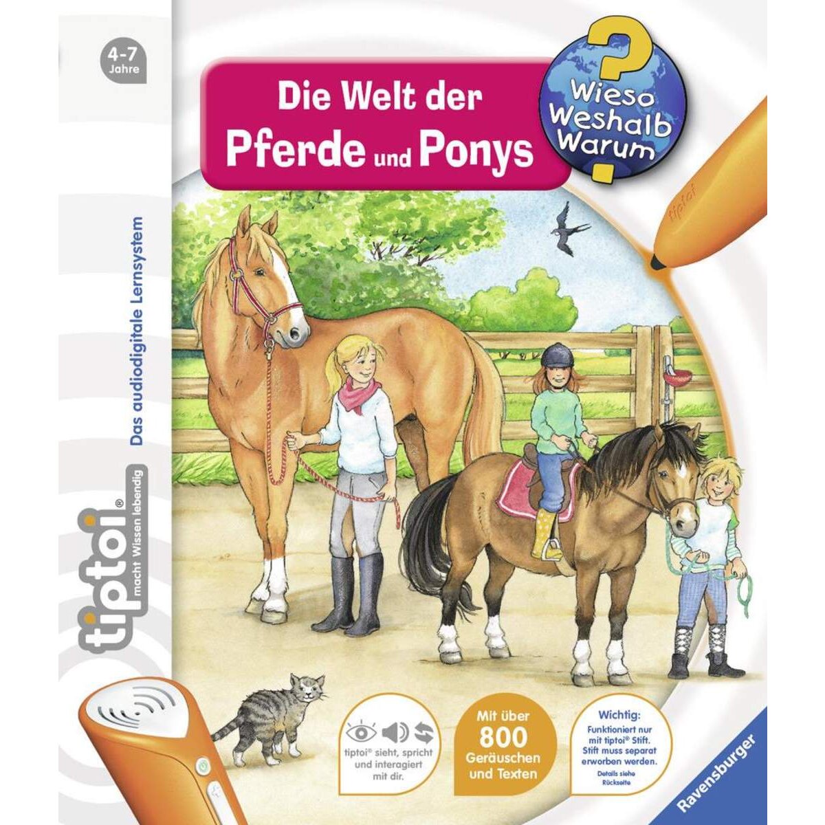 Ravensburger tiptoi Wieso? Weshalb? Warum? Die Welt der Pferde und Ponys