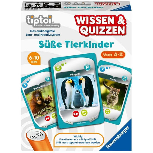 Ravensburger tiptoi Wissen und Quizzen - Süße Tierkinder