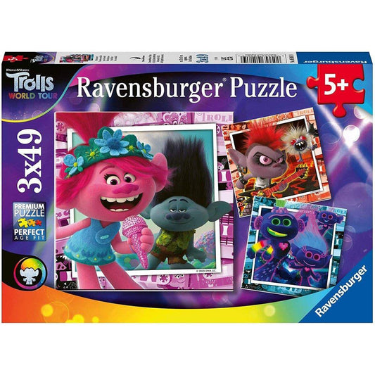 Ravensburger Trolls 2,World Tour 3x49p