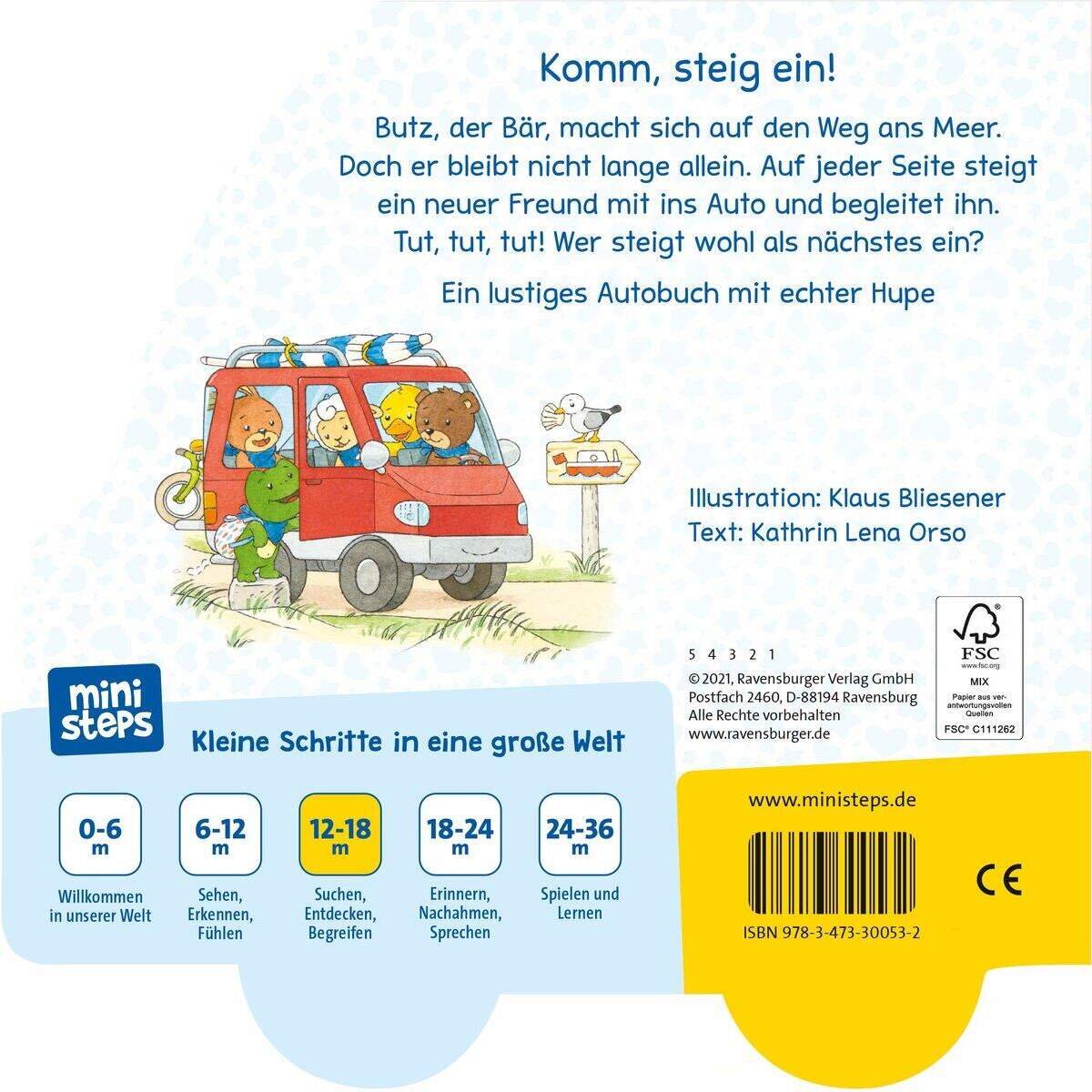 Ravensburger Tut! Tut! Wer fährt mit?