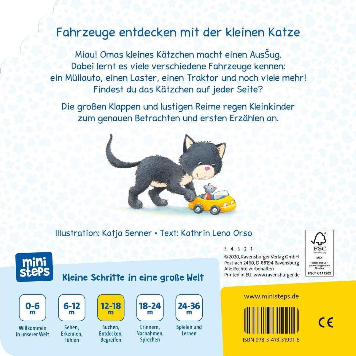 Ravensburger Unterwegs mit den Fahrzeugen, 12+m