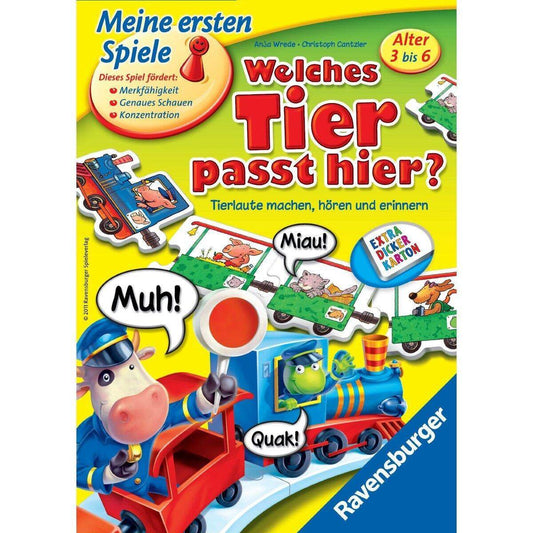 Ravensburger Welches Tier paßt hier? Gedächtnis- und Suchspiel