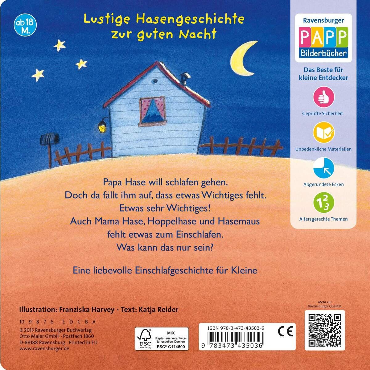 Ravensburger Wenn kleine Hasen schlafen gehen