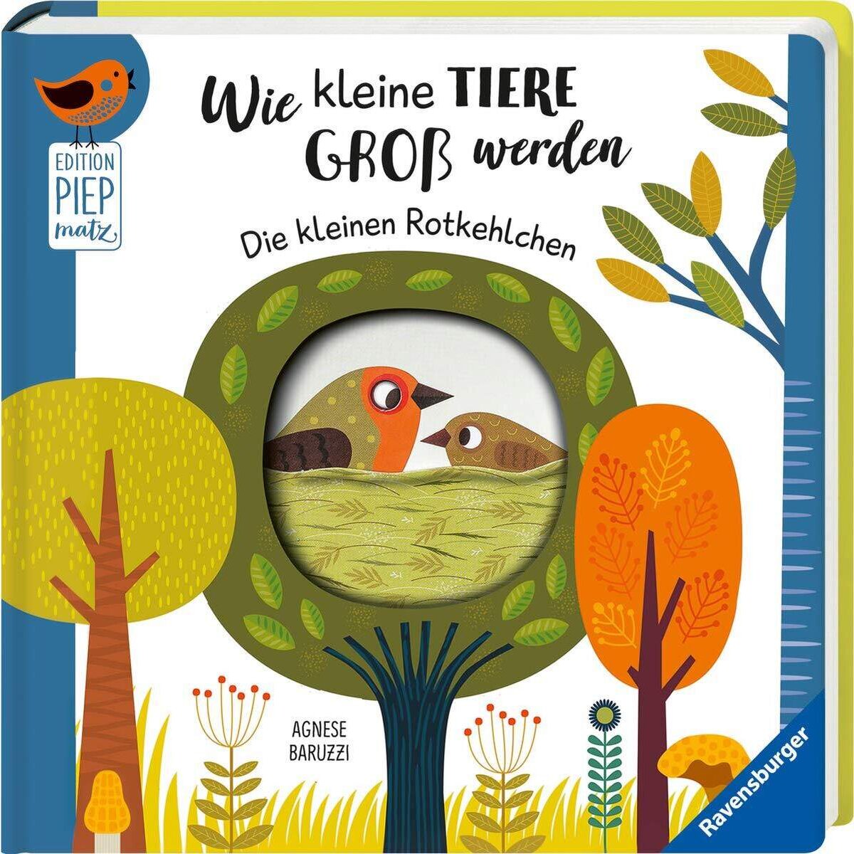Ravensburger Wie kleine Tiere groß werden: Die kleinen Rotkehlchen