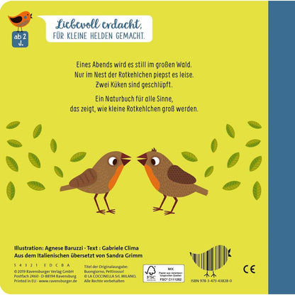 Ravensburger Wie kleine Tiere groß werden: Die kleinen Rotkehlchen