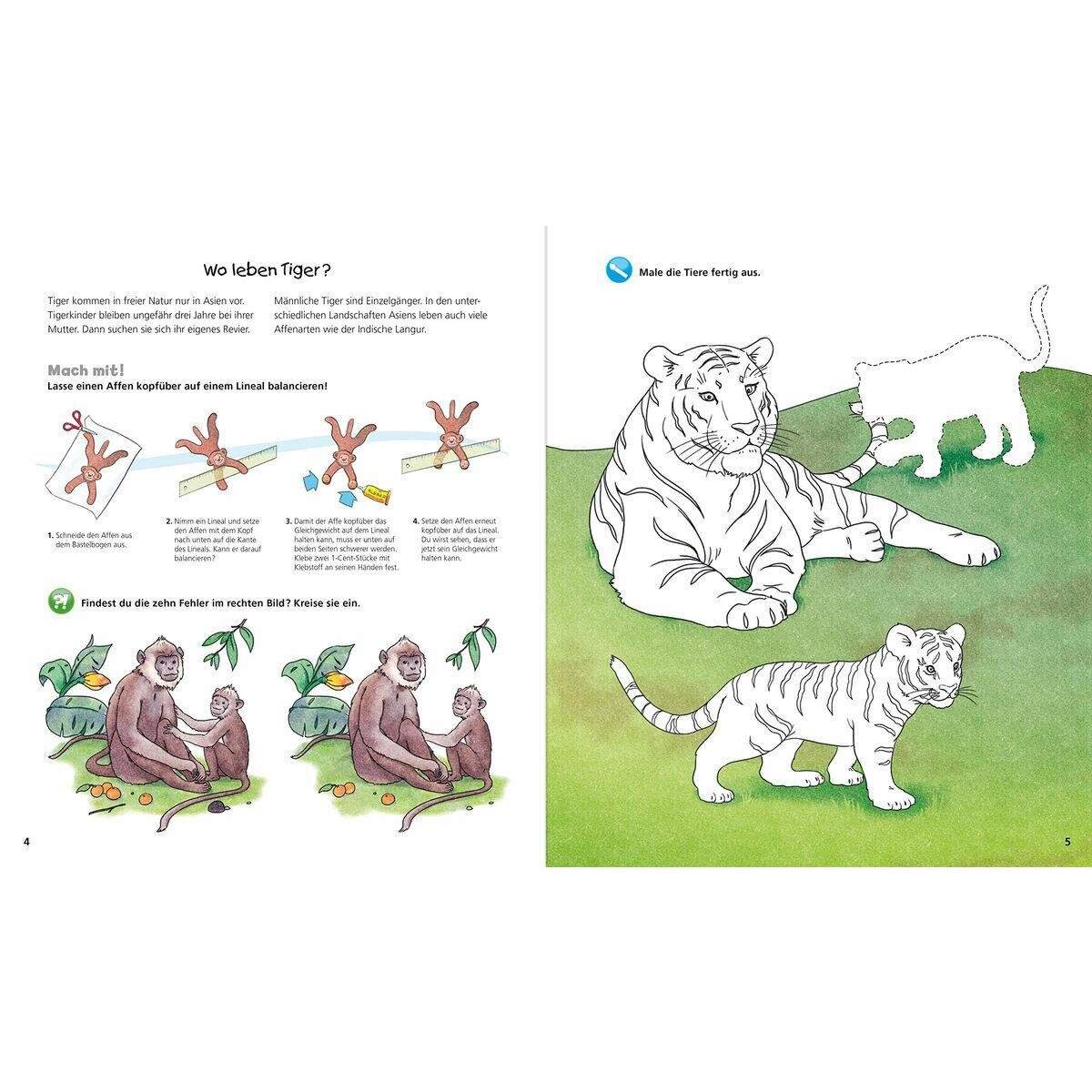 Ravensburger Wieso? Weshalb? Warum? aktiv-Heft - Tiere der Welt