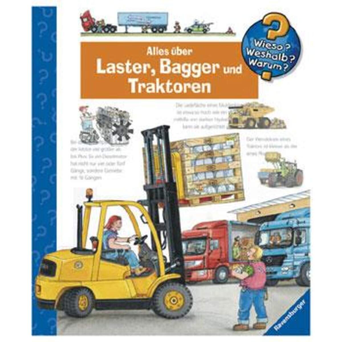 Ravensburger Wieso? Weshalb? Warum? Alles über Laster, Bagger und Traktoren
