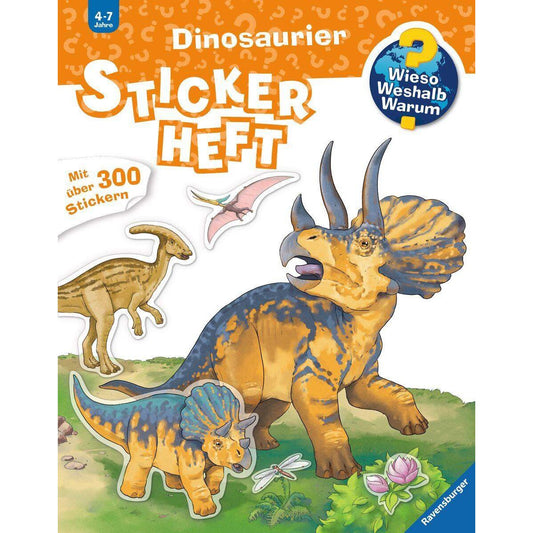Ravensburger Wieso? Weshalb? Warum? Dinosaurier Stickerheft