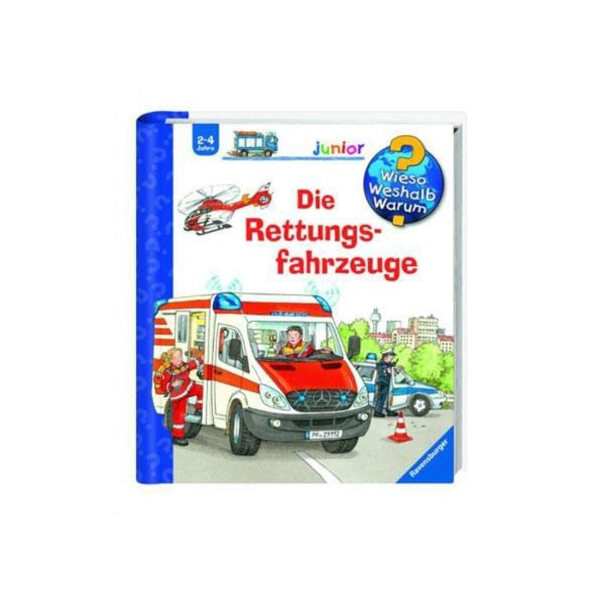 Ravensburger Wieso? Weshalb? Warum? Junior Die Rettungsfahrzeuge, 16 Seiten