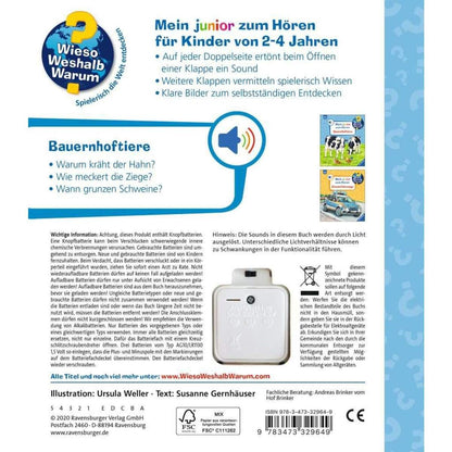 Ravensburger Wieso Weshalb Warum? Junior - Bauernhoftiere