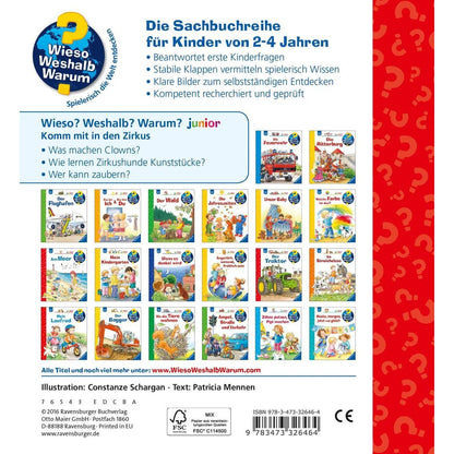 Ravensburger Wieso? Weshalb? Warum? junior, Band 57: Komm mit in den Zirkus