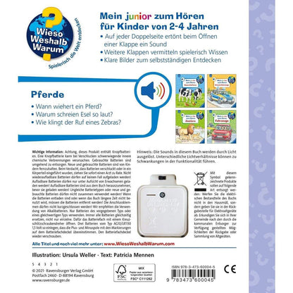 Ravensburger Wieso? Weshalb? Warum? junior zum Hören: Pferde - Band 5
