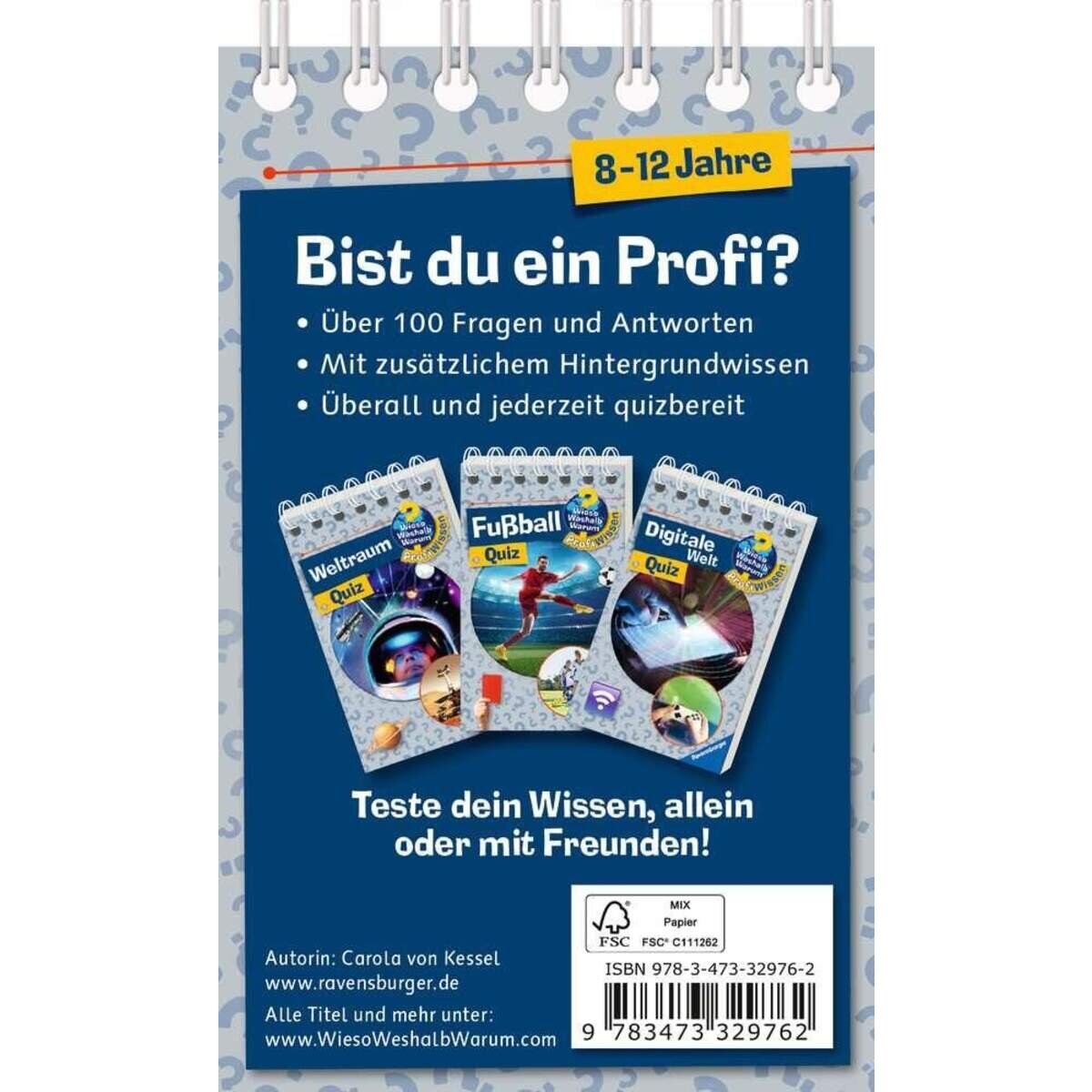 Ravensburger Wieso? Weshalb? Warum? ProfiWissen Quiz Tiere