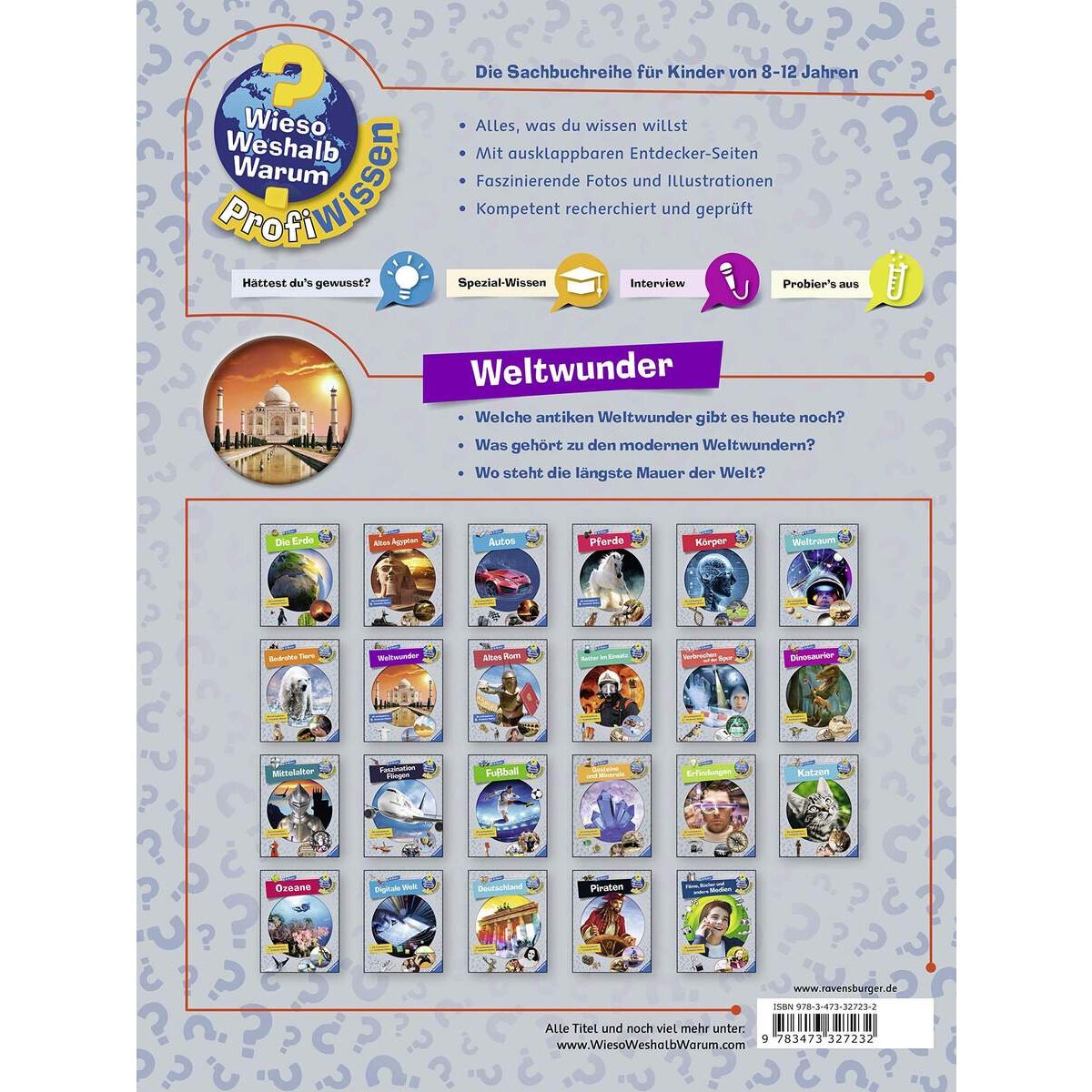 Ravensburger Wieso? Weshalb? Warum? ProfiWissen, Band 8: Weltwunder