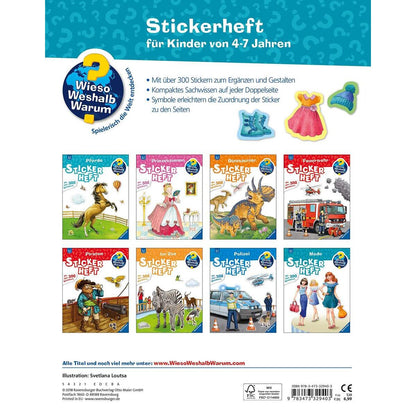 Ravensburger Wieso? Weshalb? Warum? Stickerheft - Mode