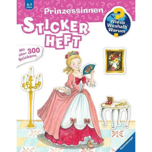 Ravensburger Wieso? Weshalb? Warum? Stickerheft Prinzessinen