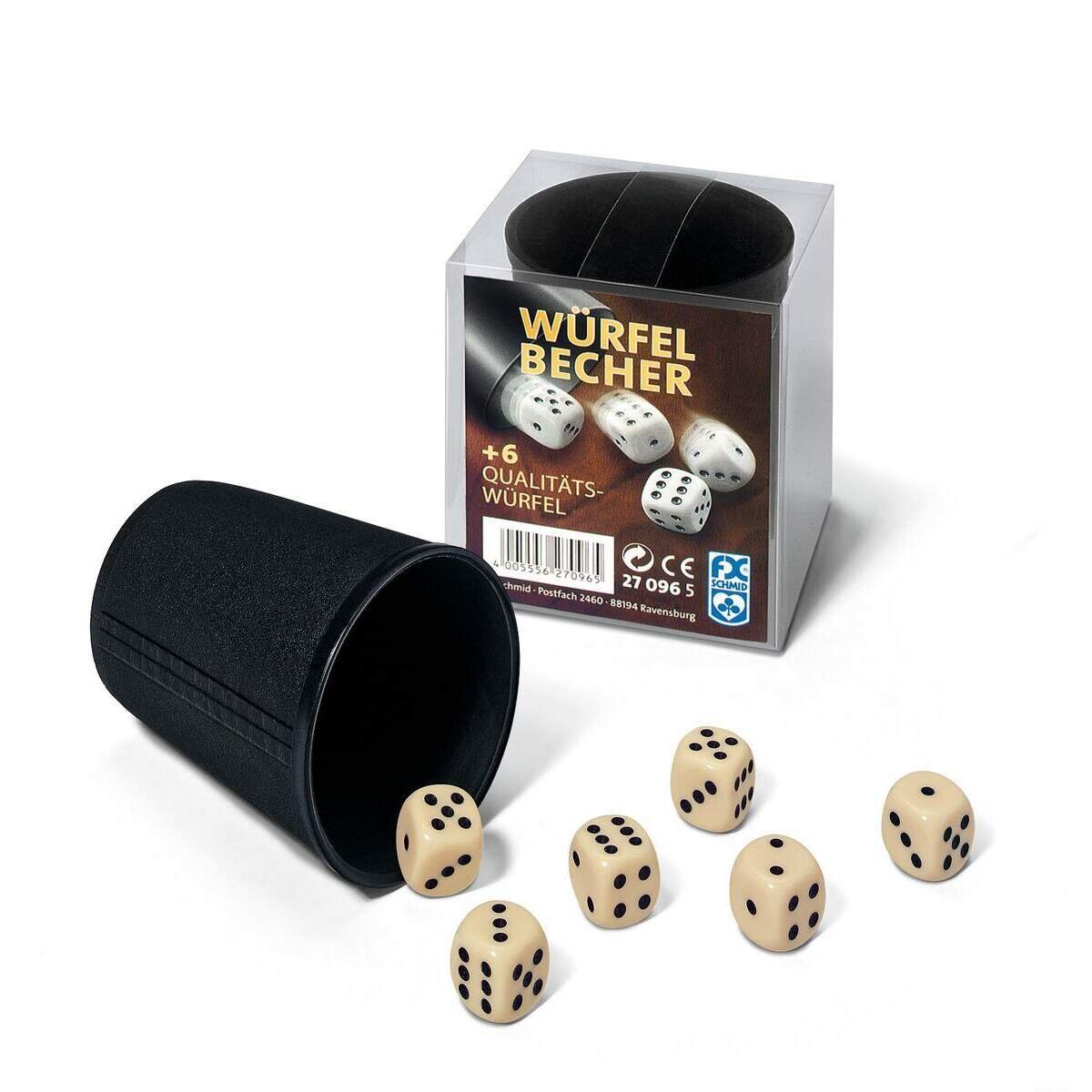 Ravensburger Würfelbecher + 6 Wuerfel
