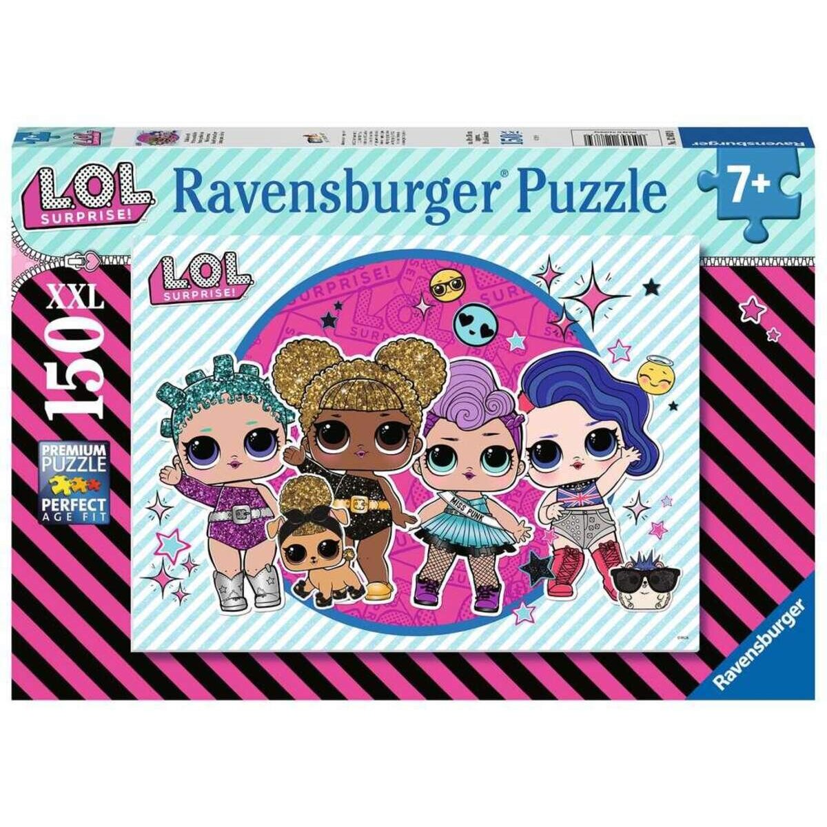 Ravensburger XXL Kinderpuzzle L.O.L. Surprise!, Mädelsabend, 150 Teile
