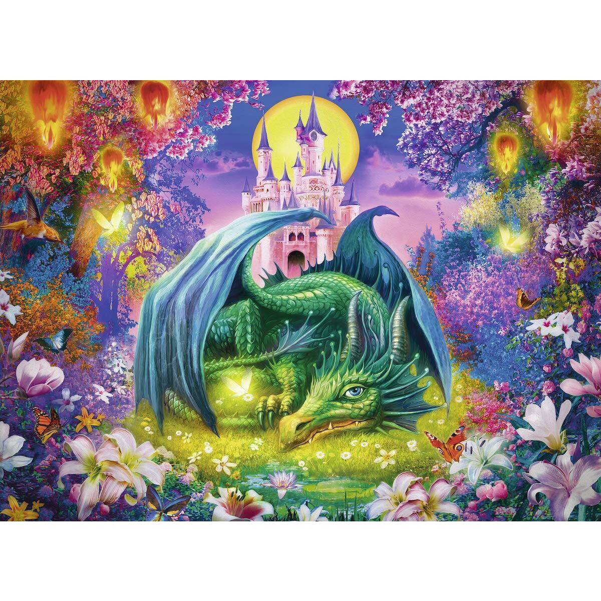 Ravensburger XXL Kinderpuzzle Mystischer Drachenwald, 300 Teile