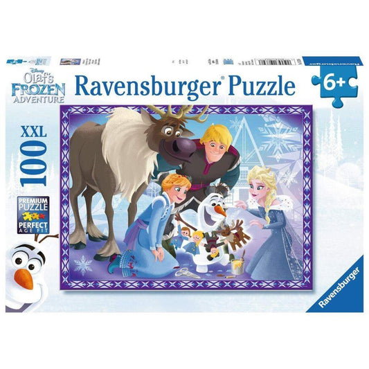 Ravensburger XXL Puzzle Disney Frozen Familienzauber, 100 Teile