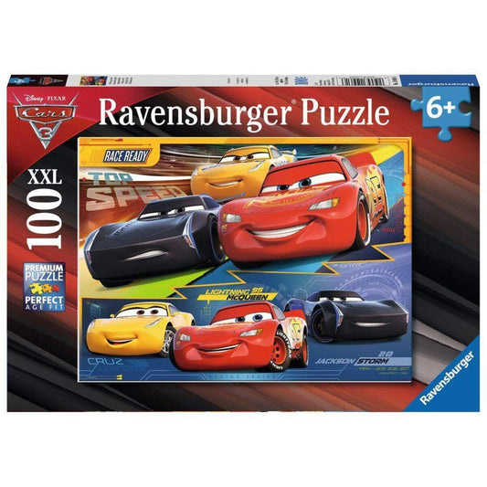 Ravensburger XXL Puzzle Disney Pixar Cars Vollgas, 100 Teile