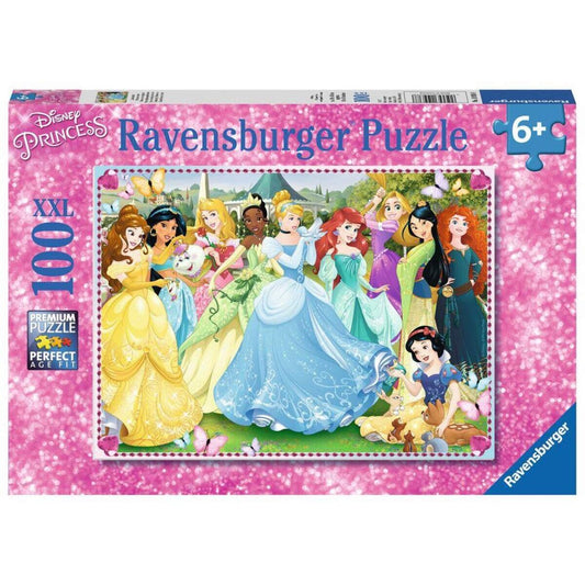 Ravensburger XXL Puzzle Disney Princess Zauberhafte Prinzessinen, 100 Teile