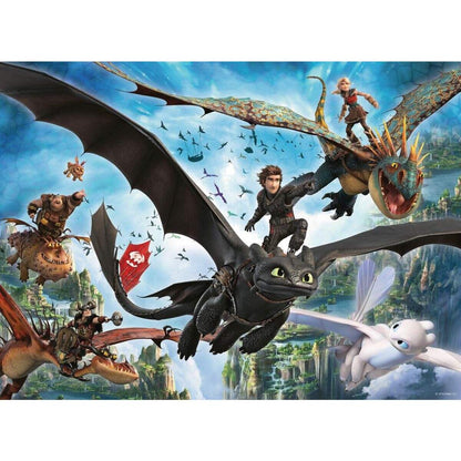 Ravensburger XXL Puzzle Dreamworks Dragons Die verborgene Welt, 100 Teile